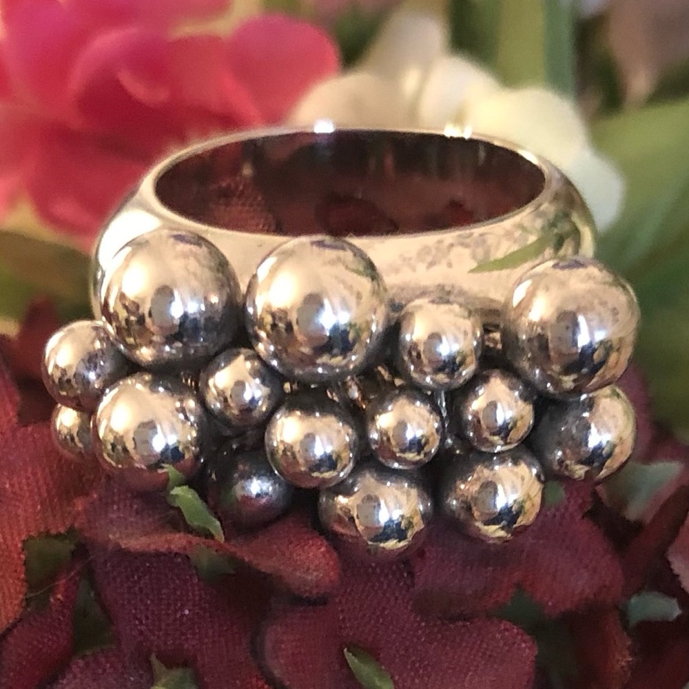 Iconic Vintage Silpada Sterling Silver Cha-Cha Ring Size 8 1/4